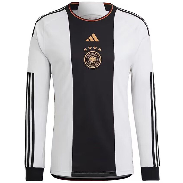Germany home long sleeve jersey soccer uniform men's first football tops sport shirt 2022 world cup